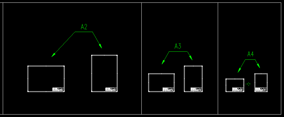 二维图纸分享!【CAD标准图框】只要画图都需要这个!的图3